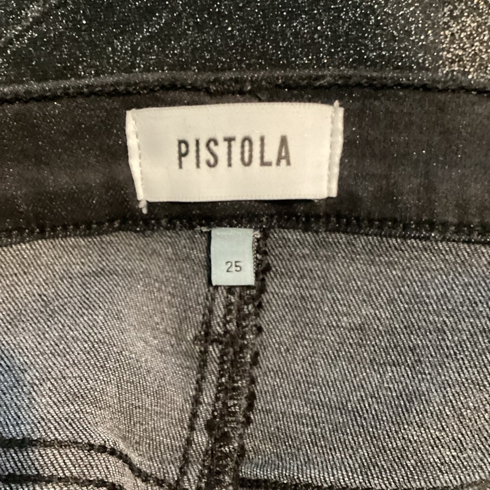 Pistola Colleen High Rise Modern Slim Boot Jeans Size 25 Stargaze Black - Picture 7 of 9